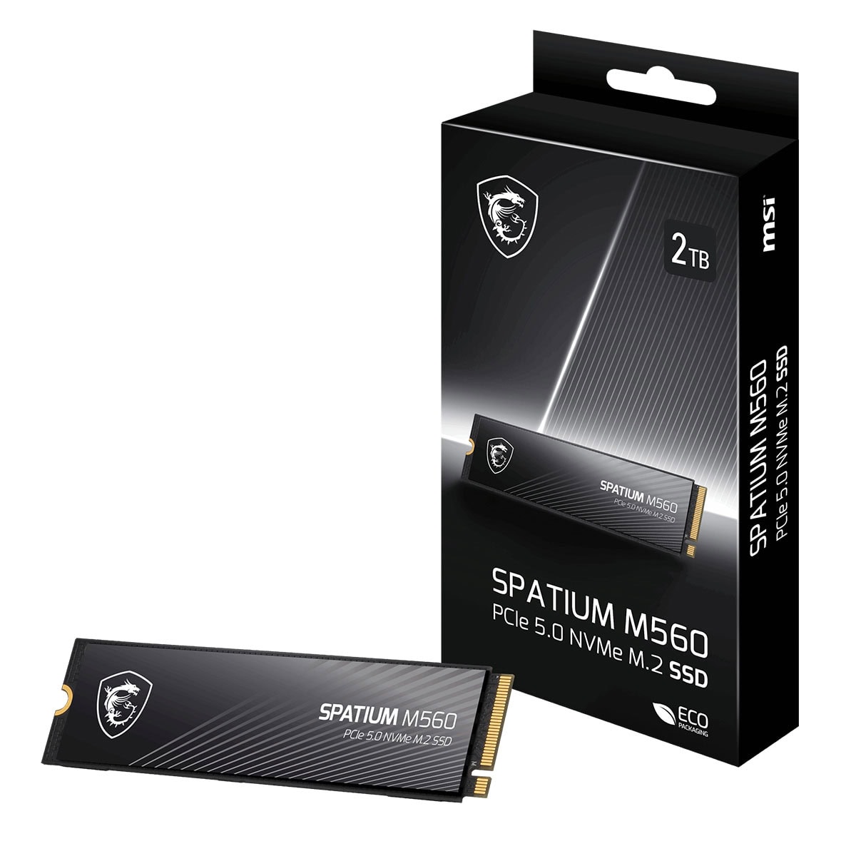 Msi Spatium M560 2tb Nvme Pcie Gen5 X4 Okuma 10300mb Yazma 8700mb M.2 Ssd 1