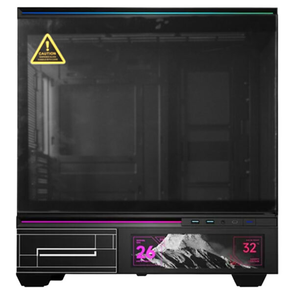Thermalright Tl M10 Vision Black Argb Temperli Cam Mid Tower Matx Gaming Kasa 2 Yil Birebir Degisim Garantili 3
