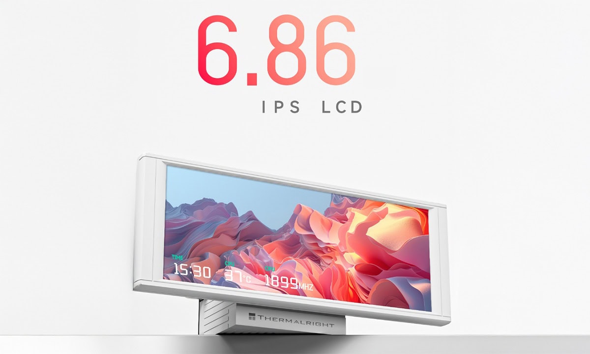6.86 inç IPS LCD Ekran