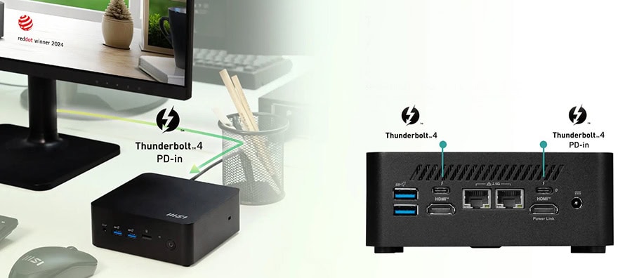 MSI CUBI NUC 1M-003EU Mini Bilgisayar H13