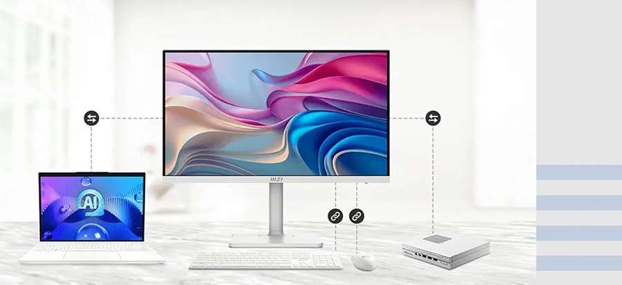 MSI MODERN MD272UPHW 27 inç 60Hz 4ms Monitör – KVM