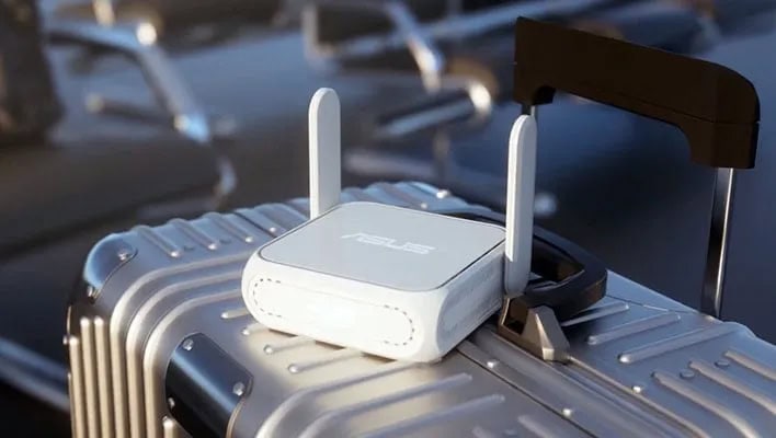 Yüksek hızlı ASUS Wi-Fi yönlendirici, seyahatlerde güç ve stabil bağlantı sağlar, hafif ve taşınabilir tasarımıyla seyahat ve oyun deneyimini artırır.