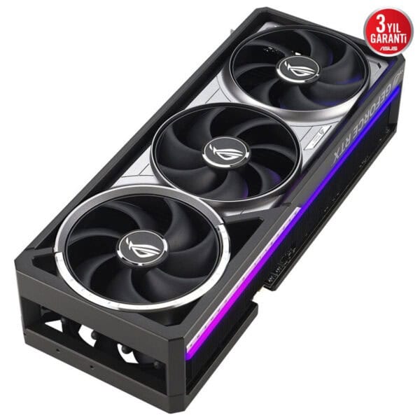 Yüksek performanslı ASUS ROG Strix NVIDIA GeForce RTX ekran kartı, RGB aydınlatma ve gelişmiş soğutma özellikleriyle oyun deneyimini üst seviyeye çıkarır.