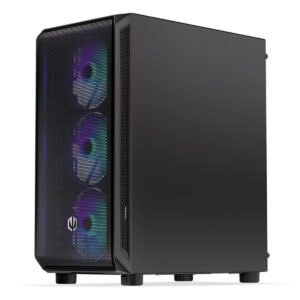 Gelişmiş oyun bilgisayarı kasası, RGB aydınlatmalı fanlar ve yüksek performanslı donanım ile özellikli. Gaming ve yüksek grafik gerektiren uygulamalar için ideal, şık ve dayanıklı tasarım.