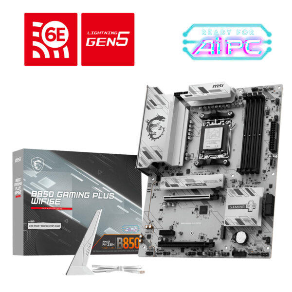 Msi B850 Gaming Plus Wifi6e 8200mhz (oc) Ddr5 Soket Am5 M.2 Hdmi Dp Atx Anakart 2
