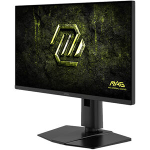 Yüksek kaliteli bilgisayar monitörü, oyun ve grafik tasarım için kullanılabilir, MSI MAG serisi, ergonomik tasarım, yüksek çözünürlük ve doğru renkler, profesyonel oyun deneyimi.
