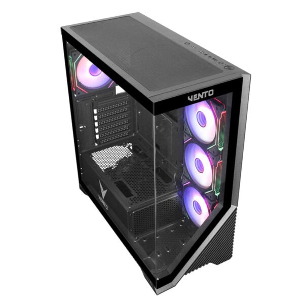 Vento Vg4202fla 4x120mm Argb Fan Temperli Cam Usb 3.0 750w Full Tower E Atx Gaming Kasa 3