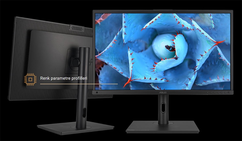 ProArt Display OLED PA27DCE-K Rgb şeritlerle 4K HDR OLED ekran monitör, 26.9 inç 4K UHD 3840x2160, yüksek renk derinliği ve kontrast oranı, oyun ve grafik tasarım için ideal profesyonel monitör.