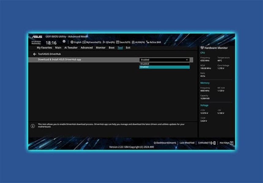 ASUS BIOS güncelleme ekranı, anakart sürücü ve ayarları yönetimi, oyunların performansını artıran aşırı hızlandırıcı ve BIOS özelleştirme, gamer odaklı teknik detaylar, anakart ve sistem ayarları.