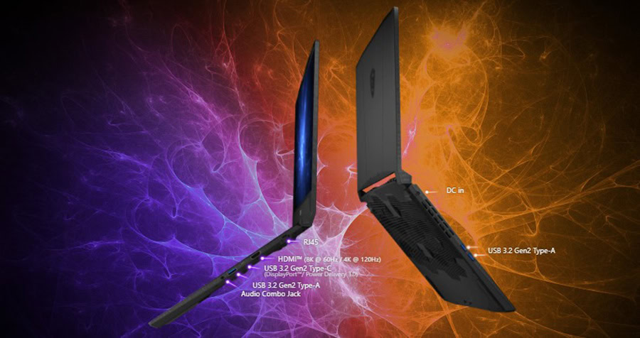 Yüksek performanslı oyun dizüstü bilgisayarı ve monitör bağlantı seçenekleri, detaylı özellikler ve gamer tercihi uygun tasarım.