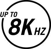 ROG Keris II Origin 8K çözünürlükte yüksek çözünürlüklü oyun ve ekran teknolojisi, üstün görsel kalite ve detaylar ile etkileyici deneyimler sunar.