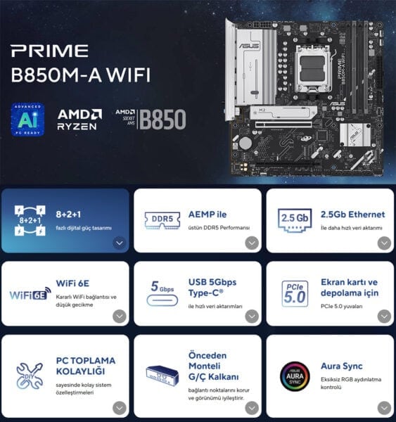 PRIME B850M-A WIFI