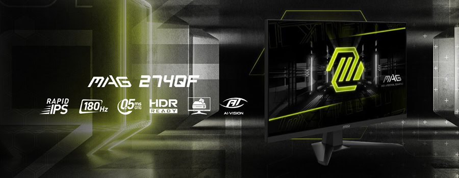 MSI MAG 274QF 27 inç 180Hz 0.5ms Gaming Monitör – görsel 2