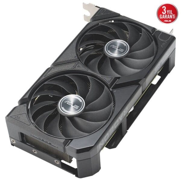 Gelişmiş ASUS ekran kartı, yüksek performans ve soğutma özellikleriyle oyun ve grafik tasarımı için ideal. 3 yıl garanti ile uzun ömürlü kullanım sağlar.