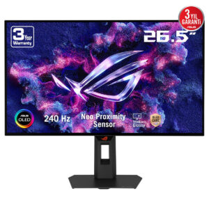 Asus Rog Strix Oled Xg27aqdmgr 26.5 Inç 240hz 0.03ms 2k Qhd Adaptive Sync Woled Pivot Gaming Monitör 2