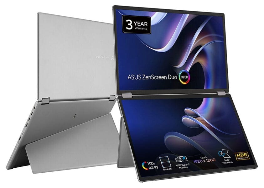 ZenScreen Duo OLED MQ149CD ASUS ZenScreen Duo OLED MQ149CD Taşınabilir Monitör H2