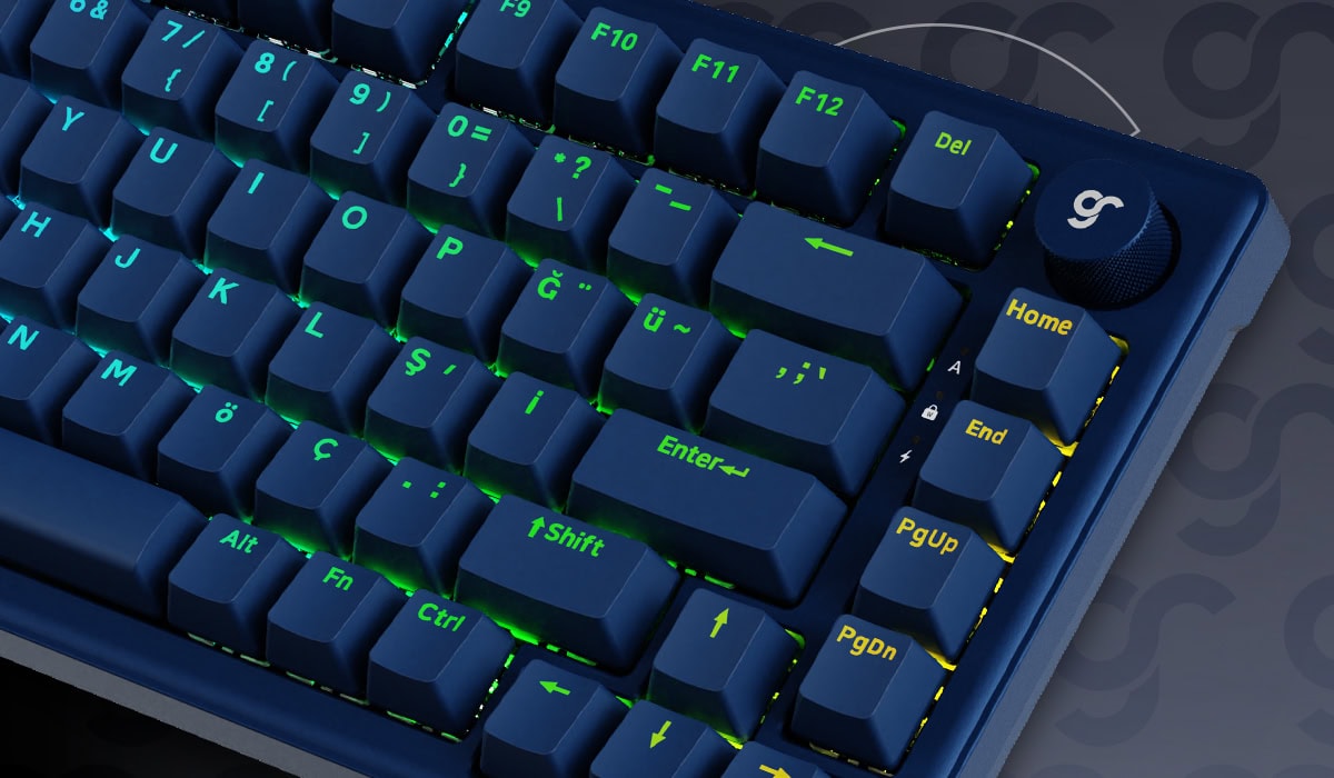 Gameraider K1 He Dark Blue Kablolu Gaming Klavye H4