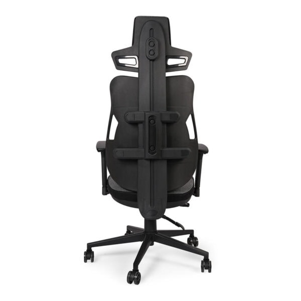 Konforlu gaming sandalye sırt dayanağı ve ergonomik tasarım, uzun süreli oyun ve çalışma için ideal. Siyah renk, yüksek kalite malzeme ve ayarlanabilirlik özellikleri ile dikkat çekiyor.