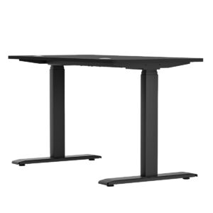 Sesli ve görsel oyunlar için uygun, modern siyah bilgisayar çalışma masası. Ergonomik tasarımıyla rahat çalışma ortamı sağlar, dayanıklı malzemeden üretilmiştir.