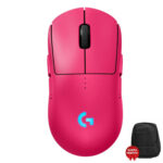 Logitech G Pro 2 Lightspeed Pembe Hero 2 Sensör Rgb Kablosuz Gaming Mouse (910 007310) 1