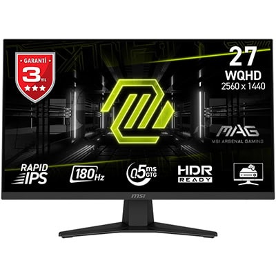 MSI MAG 274QF 27 inç 180Hz 0.5ms Gaming Monitör – görsel 1