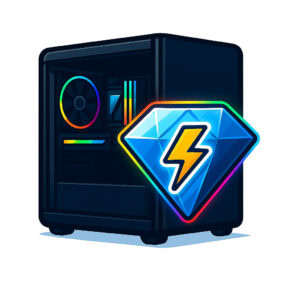 Yüksek performanslı oyun bilgisayarı ve güçlendirilmiş donanım simgesi, RGB aydınlatmalı kasa ve enerji dolu tasarımıyla gaming ve teknoloji tutkunlarının ilgisini çeken bilgisayar sistemi.