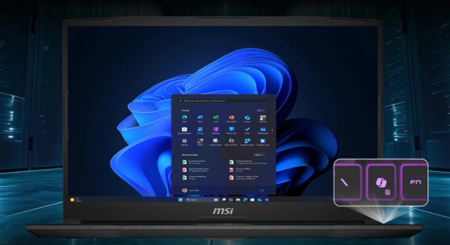 Yüksek performanslı MSI oyun ve dizüstü bilgisayar14.3 inç ekranlı modern dizüstü bilgisayar, gelişmiş oyun ve üretkenlik özellikleri ile dikkat çekiyor.