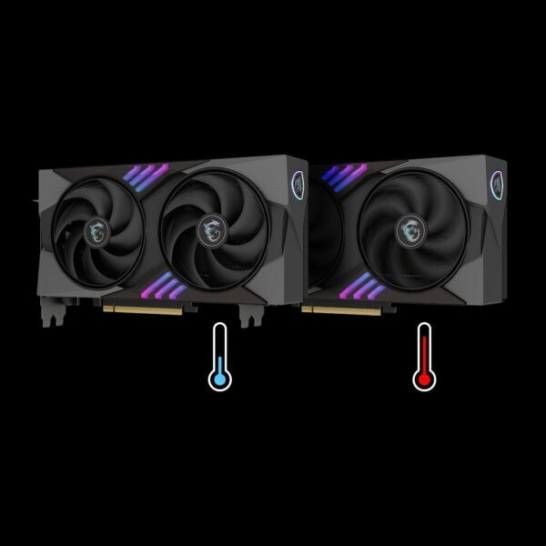 Yüksek performanslı grafik kartları, soğutma fanları ve RGB aydınlatmalı tasarım ile oyun ve bilgisayar donanımı için ideal.