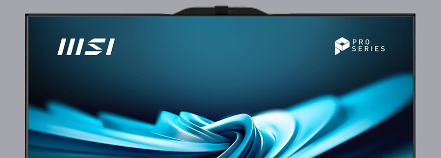 Yüksek çözünürlüklü MSI oyun monitörü ekran görüntüsü, Pro Series serisi ile üstün oyun deneyimi, modern tasarım ve gelişmiş görüntü kalitesi vurgulanıyor.