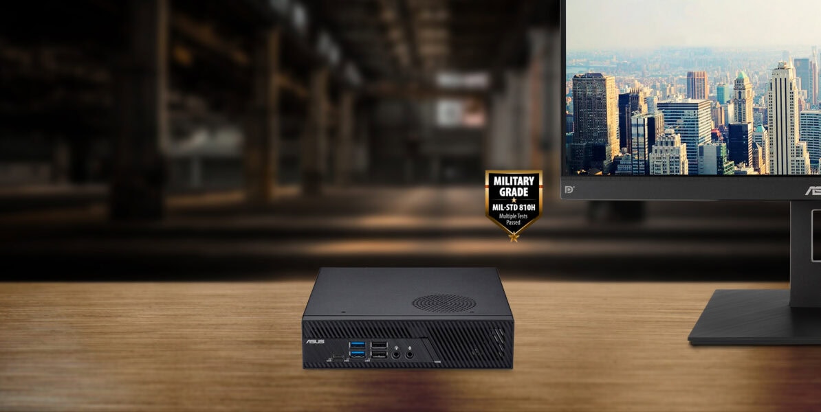 ASUS MiniPC PB63 Yüksek performanslı ASUS mini bilgisayar, çoklu USB ve ses giriş çıkış portlarıyla oyun ve ofis kullanımı için ideal, dayanıklı tasarımı ve üstün hız özellikleriyle öne çıkıyor.