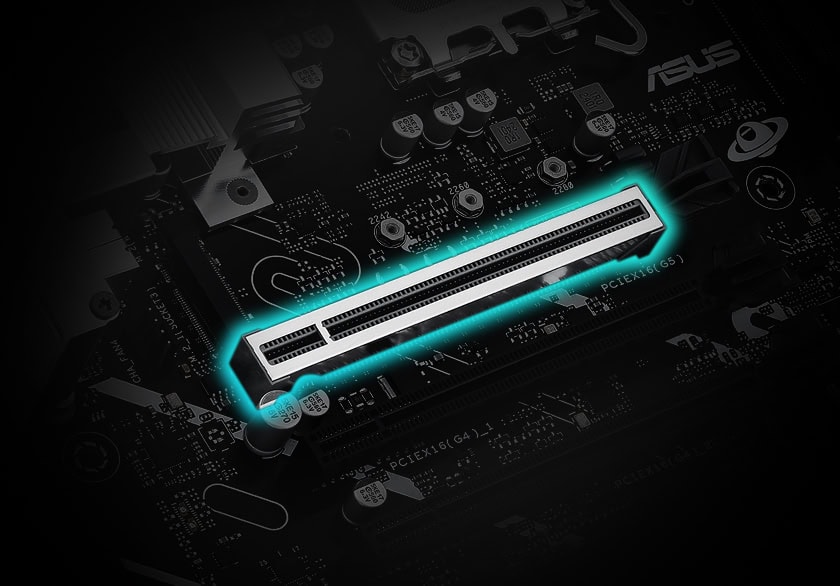 Yonga plakası ve anten ile ASUS B860M Max Gaming AX anakart seti, yüksekPerformanslı oyun ve yoğun işlem gücü için optimize edilmiştir.