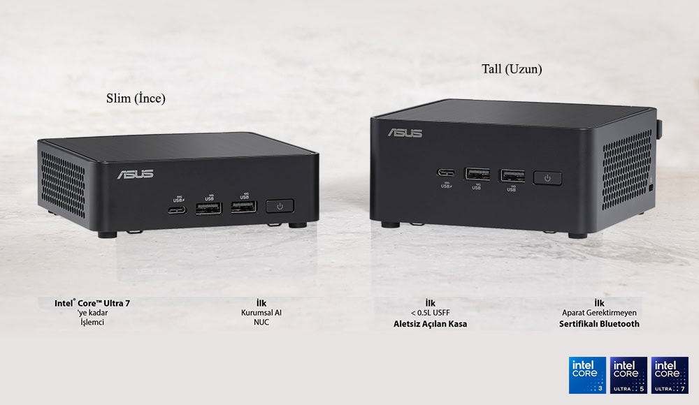 ASUS NUC 14 Pro ASUS NUC 14 Pro Slim Kit Mini Bilgisayar H3