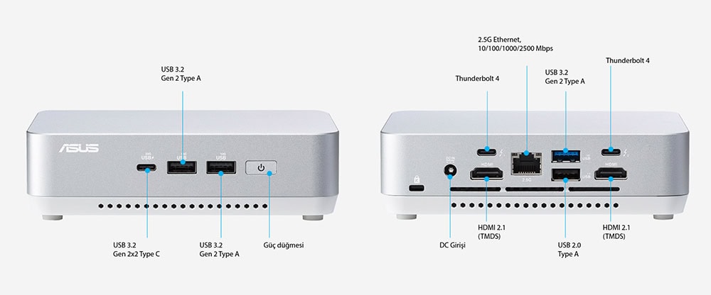 ASUS NUC 14 Pro+ ASUS NUC 14 Pro+ Mini Bilgisayar H5