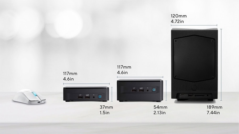 ASUS NUC 12 Pro ASUS NUC12WSHI7 NUC12 Pro Tall Kit Mini Bilgisayar H5