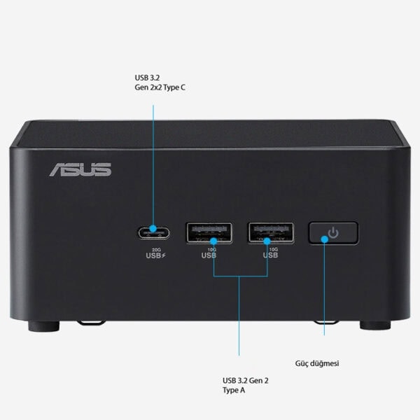 Yeni nesil ASUS USB çoklu bağlantı merkezi, yüksek hızda USB 3.2 ve Type-C portlarıyla hızlı veri aktarımı sağlar. Güç düğmesi ve dayanıklı tasarımıyla ofis ve oyun kurulumlarında ideal.