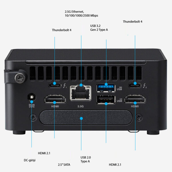 ASUS NUC 14 Pro ASUS NUC 14 Pro Slim Kit Mini Bilgisayar H7
