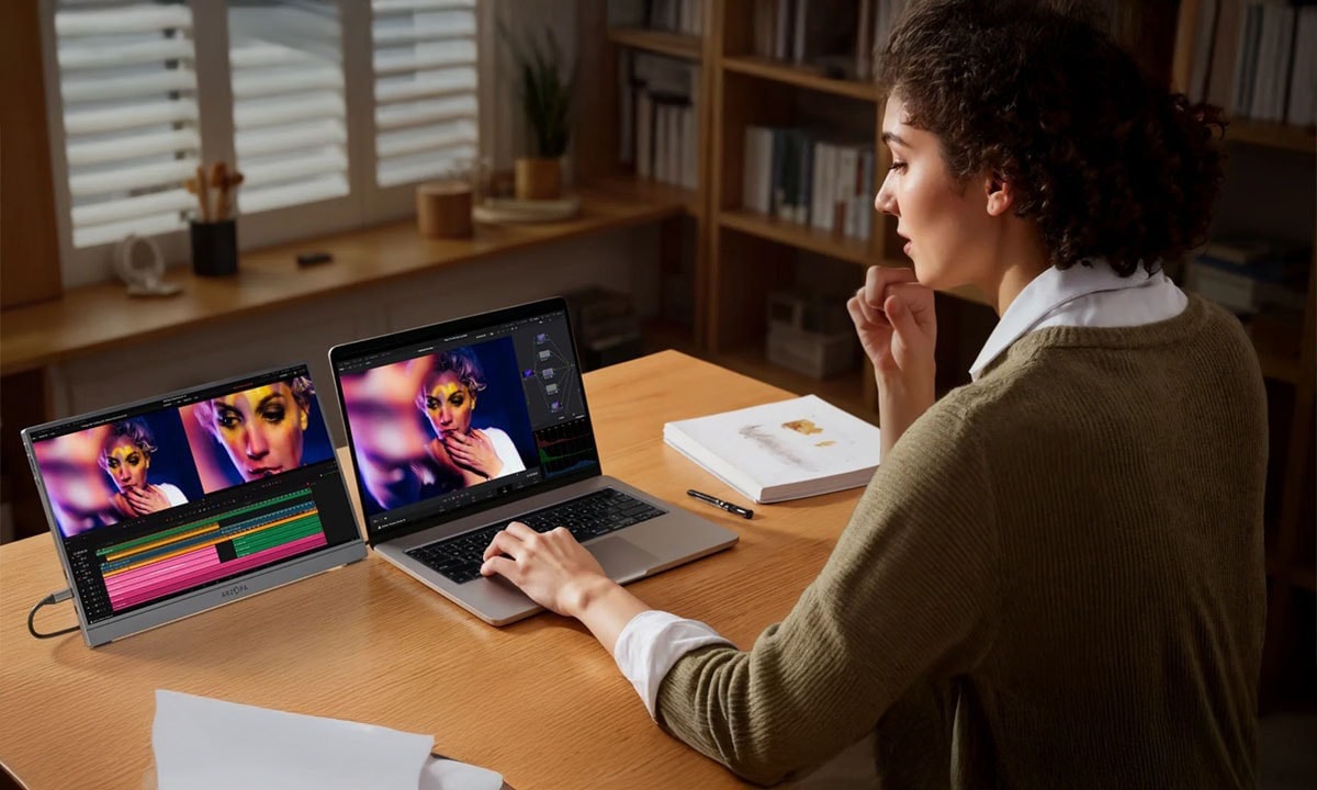 ARZOPA Z3FC 16.1 inç 180Hz Taşınabilir Monitör – Dizüstü Bilgisayarlar İçin Taşınabilir Monitör