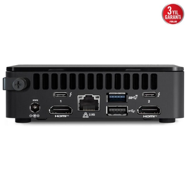 Yüksek performanslı mini bilgisayar, HDMI, USB, Ethernet ve Wi-Fi bağlantı noktalarıyla oyun ve çoklu görevler için ideal, kompakt ve güçlü performans sunar.