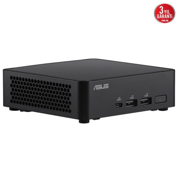 Ürünler arasındaki ince detayları ve bağlantı portlarını gösteren ASUS mini bilgisayar, yüksek performans ve dayanıklı tasarım ile oyun ve ofis kullanımı için ideal seçim.