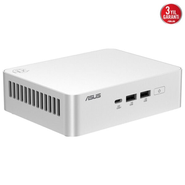 Yüksek çözünürlüklü ASUS mini bilgisayar, USB-C ve USB-A portlarıyla hızlı veri aktarımı ve dayanıklılık sağlar, şık tasarımıyla masaüstü bilgisayar çözümleri.