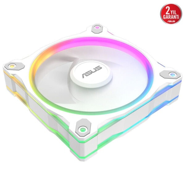 Göz alıcı RGB aydınlatmalı ASUS bilgisayar kasa fanı, soğutma ve estetik için ideal oyun ve bilgisayar sistemleri. Yüksek performans ve şık tasarım ile üstün oyun deneyimi sağlar.