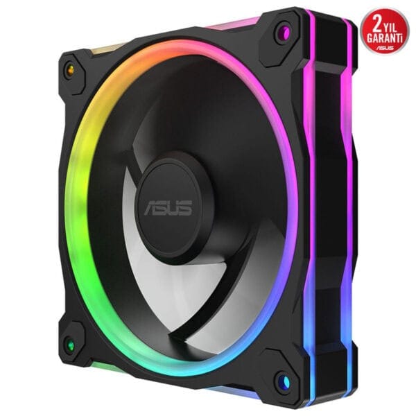 Aygıt: ASUS ROG Strix 120mm RGB Fan - Oyun ve PC performansını artırmak için renkli aydınlatmalı soğutucu fan.