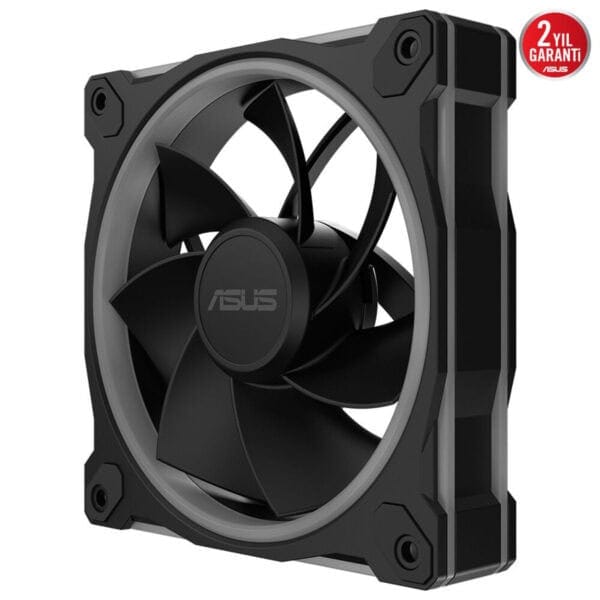 Yüksek performanslı ASUS bilgisayar kasası fanı, düşük ses seviyesi ve dayanıklı tasarımı ile gaming ve bilgisayar donanımı ihtiyaçlarına uygun soğutma çözümleri sağlar.