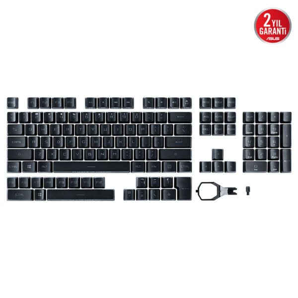 Asus Rog Rx Switchler Ile Uyumlu Pbt Doubleshot 123 Adet Keycap Set 2