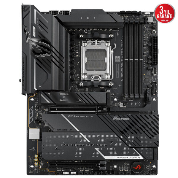 Yüksek performanslı ASUS gaming anakartı, DDR4 bellekler ve ROG tasarımıyla oyun severlere özel, dayanıklı ve 3 yıl garanti seçenekli anakart.