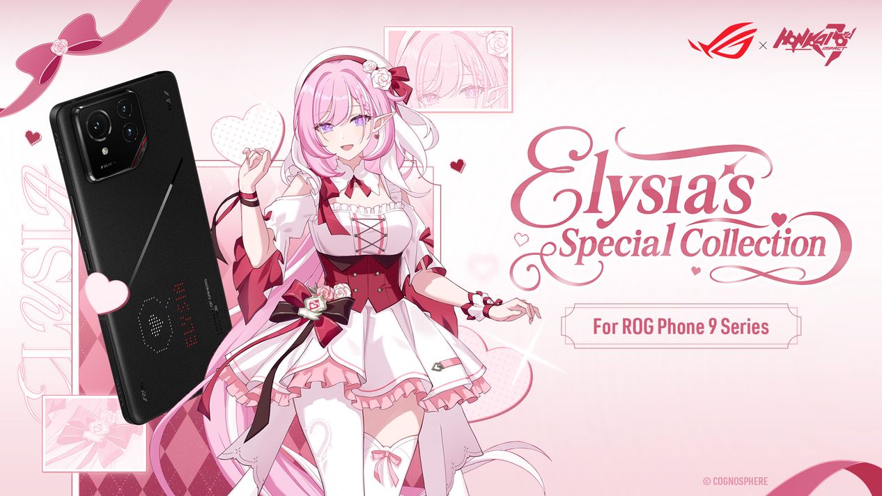 Rog Phone 9 serisi için Elysa özel koleksiyon telefon kılıfı, anime tarzı tasarım ve oyun temalı görüntü, renkli ve estetik telefon aksesuarı.