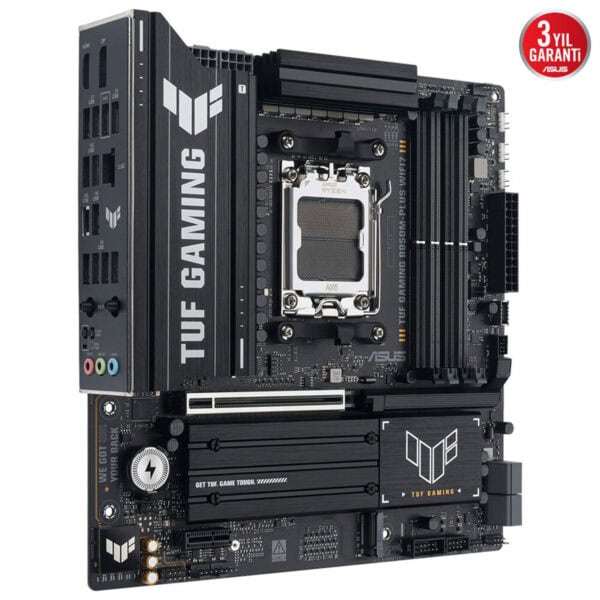 Yüksek performanslı TUF Gaming anakart, oyun ve yüksek hızlı işlemler için dayanıklı tasarım ve gelişmiş özellikler sunar. ASUS markası ile kaliteli ve güvenilir bilgisayar donanımı.