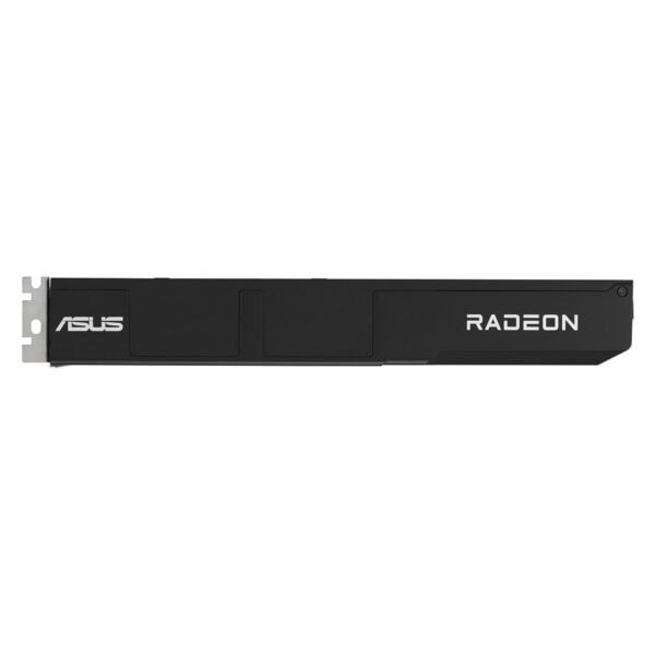 ASUS Turbo Radeon AI Pro R9700 ekran kartı üst kenar görünümü