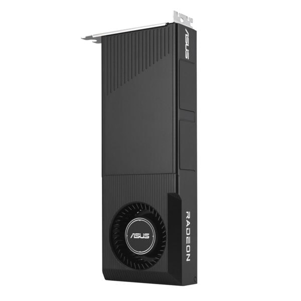 ASUS Turbo Radeon AI Pro R9700 32GB GDDR6 ekran kartı dikey görünüm