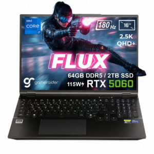 Gameraider Flux Gr16 Intel Core I7 14650hx Geforce Rtx 5060 8gb 115w 64gb Ddr5 2tb Ssd 16 Inç 2.5k Qhd+ 180hz Freedos Gaming Laptop Çanta Hediyeli 1